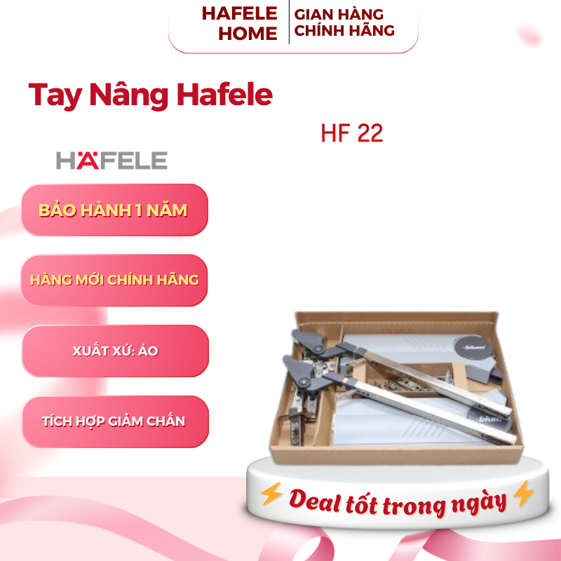 Tay Nâng Blum Hafele HF22/HF25/HF28 – Chính Hãng Áo – Dùng Cho Cánh Tủ Gỗ Và Nhôm - EEH