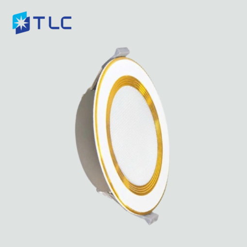 [CHÍNH HÃNG] ĐÈN LED ÂM TRẦN TLC-LIGHTING VIỀN VÀNG+BẠC 8W