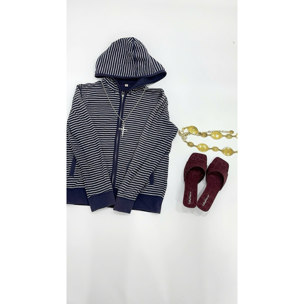 [ ĐỒ 2HAND ] Áo khoác sọc Uniqlo