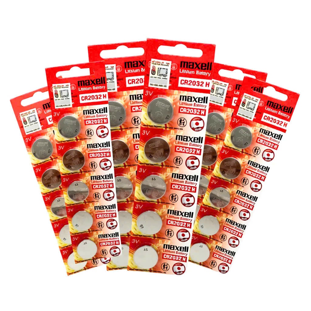 Vỉ 5 Viên Pin MAXELL CR2032 / CR2025/ CR1620  3V  Maxell Hàng Chính Hãng