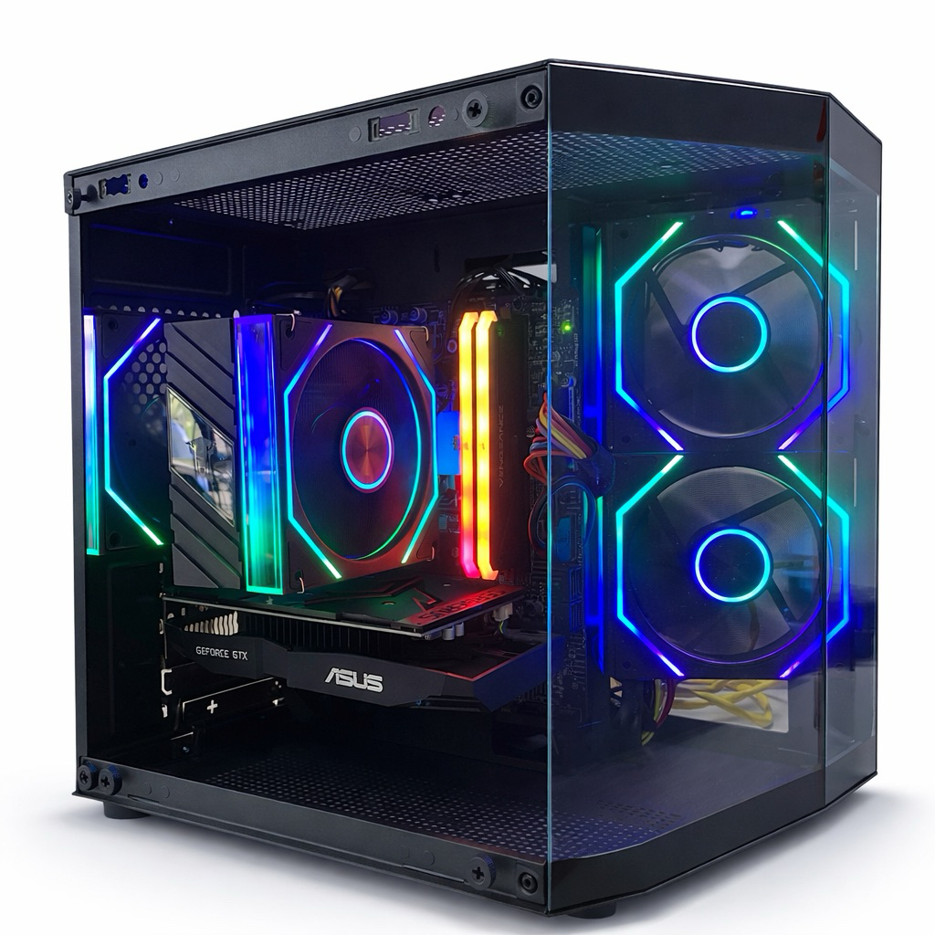 PC Gaming TGC 01| H510M|10400F|RAM 8G| VGA 1060 3G| SSD 256GB NVME