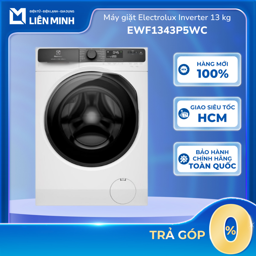 [Shopee - Lắp đặt 0Đ HN HCM] EWF1023P5WC / EWF1343P5WC- Máy Giặt Electrolux Inverter 10 Kg / 13 Kg