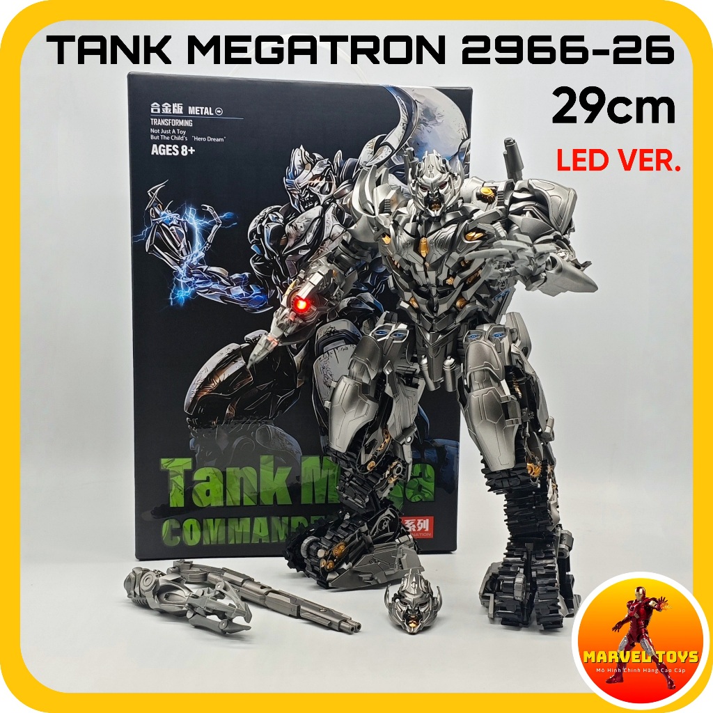 Mô Hình Tank Megatron 29cm 2966-26 (LS06) Transformation Robot Biến Hình Xe Tăng