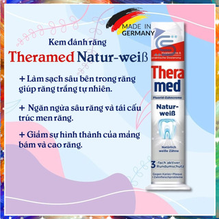 Kem đánh răng Theramed 2in1 Đức 75ml&100ml