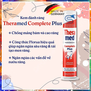 Kem đánh răng Theramed 2in1 Đức 75ml&100ml