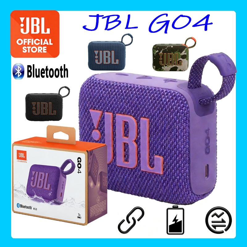 Loa Bluetooth JBL GO4 - Thiết Kế Gọn Gàng, Mang Theo Du Lịch/Camping Hoàn Hảo