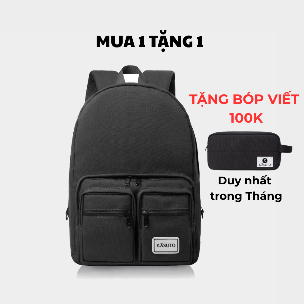 Balo Nam Nữ KASUTO GloBal Nhiều Ngăn Đựng Laptop 15.6inch Vải Canvas Cao Cấp Thời trang Chống nước | BigBuy360 - bigbuy360.vn