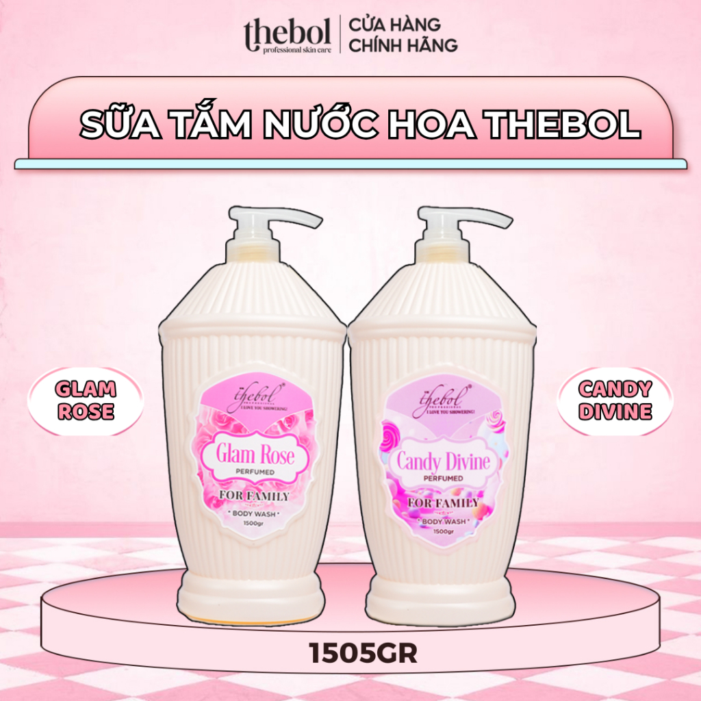 Sữa Tắm Nước Hoa TheBol Hương Nước Hoa Cao Cấp 1500gr ( NEW)