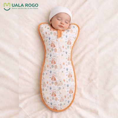 Nhộng chũn cho bé tránh giật mình Ualarogo 0-9 tháng sơ sinh Petit co giãn khoá 2 chiều 2421