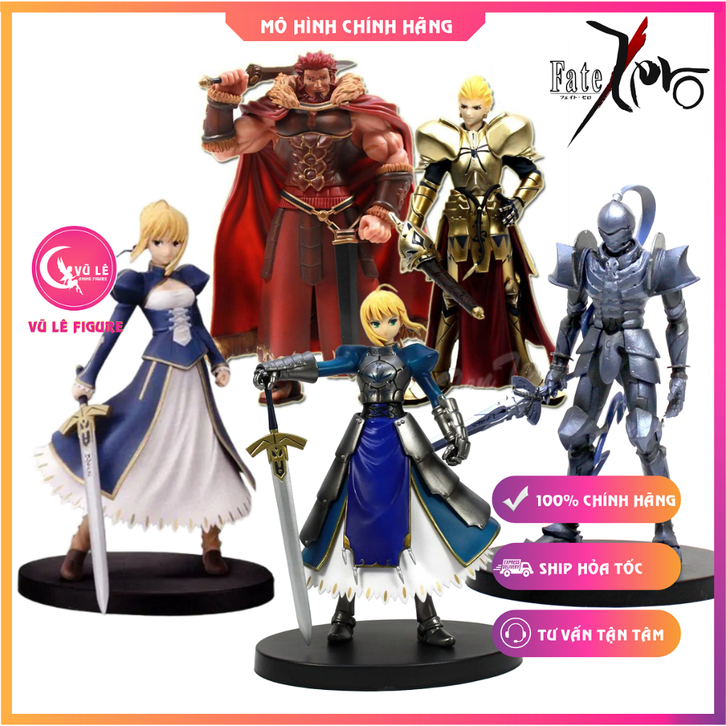 Mô hình Fate Zero chính hãng Banpresto - Gilgamesh Archer, Rider, Saber, Berserker DXF Servant vol.2
