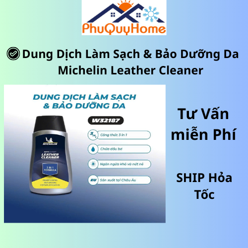 Dung Dịch Làm Sạch & Bảo Dưỡng Da Michelin Leather Cleaner