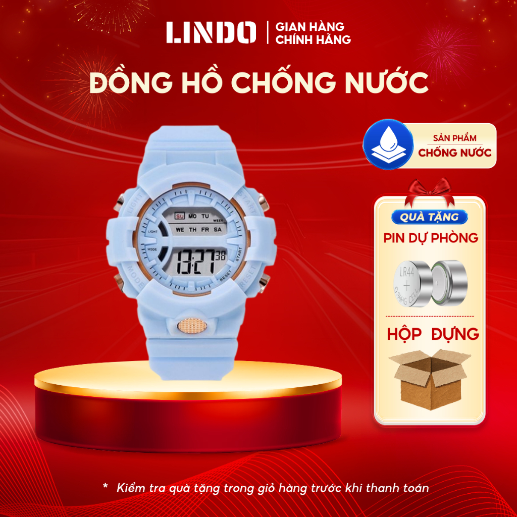 Đồng hồ điện tử thể thao nam nữ chính hãng D-ZINER kiểu dáng thời trang hàn quốc K01 - LINDO