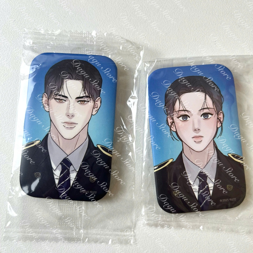 [Dagu Store] [SẴN] Huy hiệu Badge Lezhin Daybreak Police Uniform - GALE OF THE GOD COUPLE