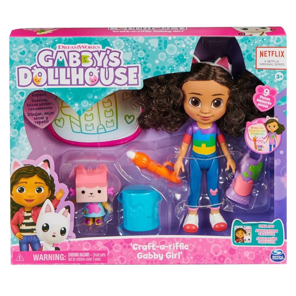 Búp bê hoạ sĩ Gabby's Dollhouse Graft a Riffic Gabby Girl