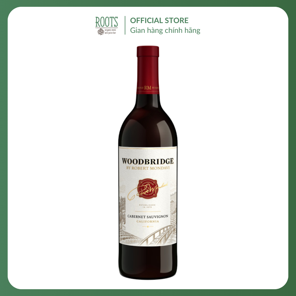 (Ship hỏa tốc) WOODBRIDGE BY ROBERT MONDAVI - Rượu Vang Đỏ, Cabernet Sauvignon California, 13.5% (75