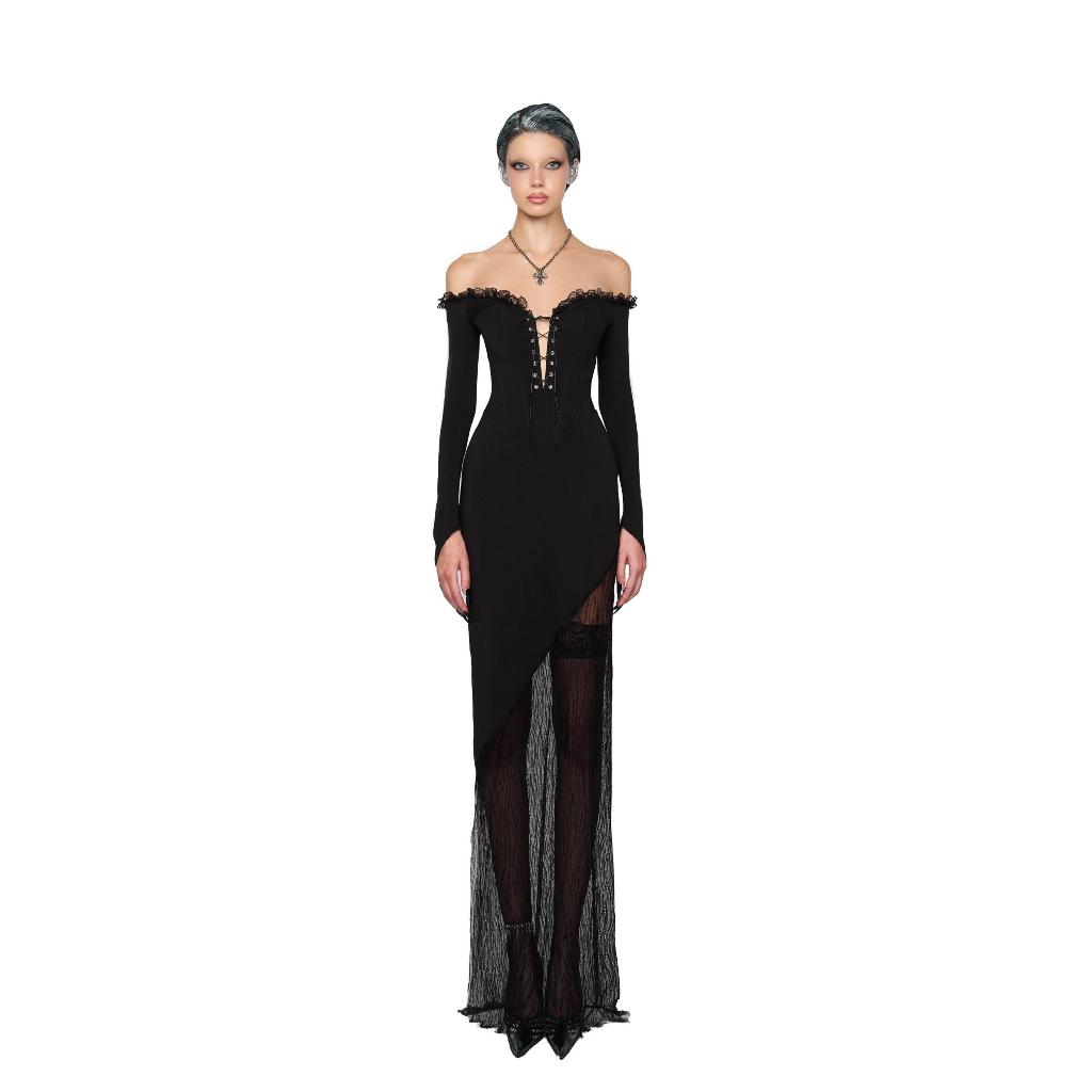 LSOUL Lucid Dress Váy Trễ Vai Cut Out Nữ Women V23121592