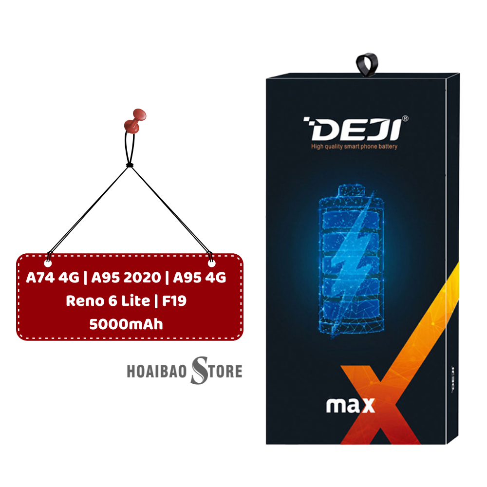 Pin chính hãng Deji cho Oppo A74 4G | F19 | A95 2020 | A95 4G | Reno 6 Lite - BLP851