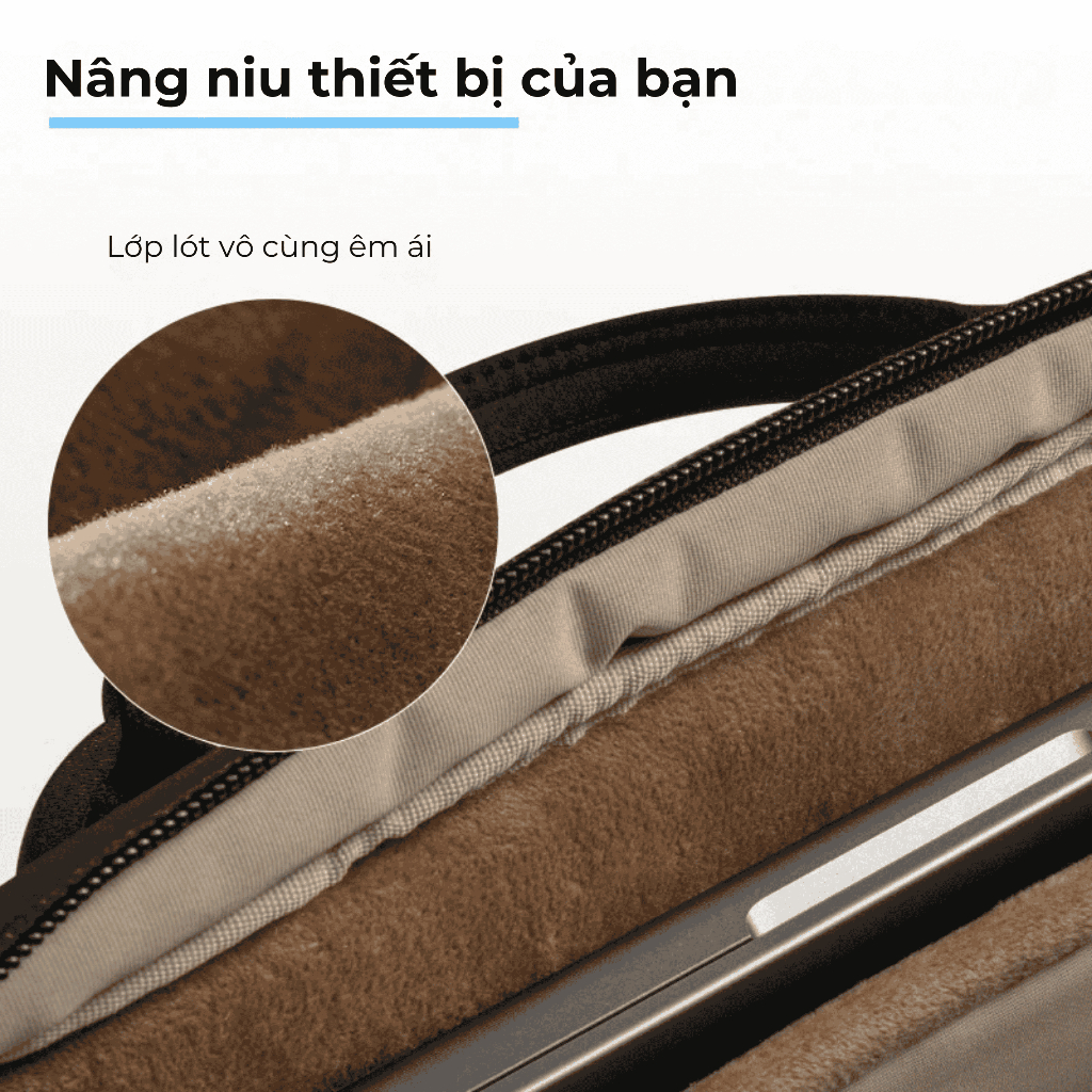 Túi xách chống sốc cho Macbook/Laptop Tomtoc-A28 Puffy chính hãng size 13/14/15/16" bảo vệ toàn diện | BigBuy360 - bigbuy360.vn
