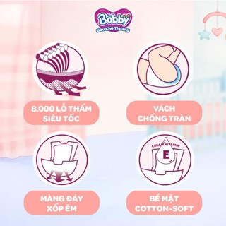 Miếng lót sơ sinh Bobby Newborn 2-40 miếng