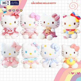 Gấu bông hello kittty dễ thương, Thú nhồi bông helo kitty cute đáng yêu làm quà tặng cho bé gái, bạn gái. Hisu
