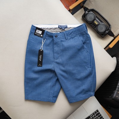 Quần short nam linen Renmy, mềm mịn dày dặn ít nhăn, thoáng mát, thoải mái, sang trọng - Bravery