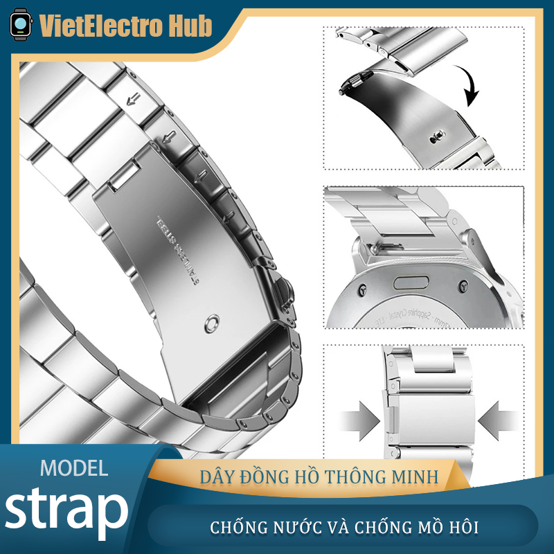 Dây Đồng Hồ Thông Minh Chống Nước và Chống Mồ Hôi | Tương Thích với Đồng Hồ G102/G106 | Chắc Chắn và