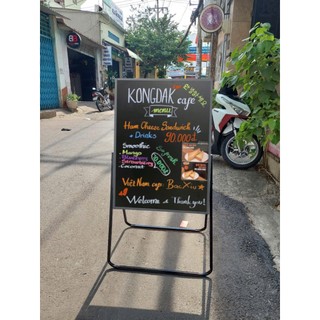 Bảng Menu đen gỗ viết bút dạ 60x80cm