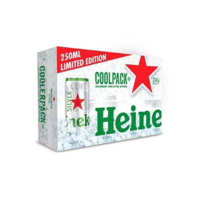 Thùng 24 lon Heineken Bạc lùn 250ml - Độ cồn 4% - Heineken Silver, DATE MỚI, giao hàng nhanh HCM