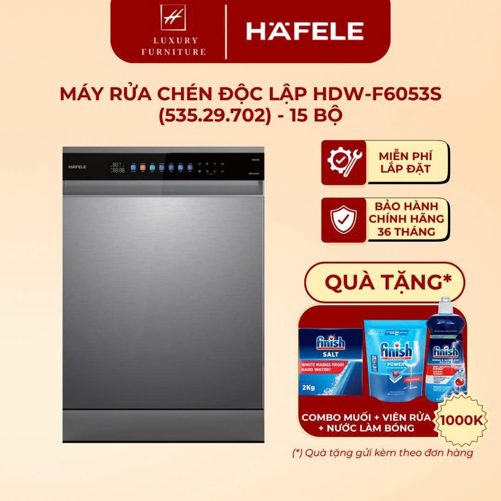 Máy rửa chén độc lập Hafele HDW-F6053S 535.29.702
