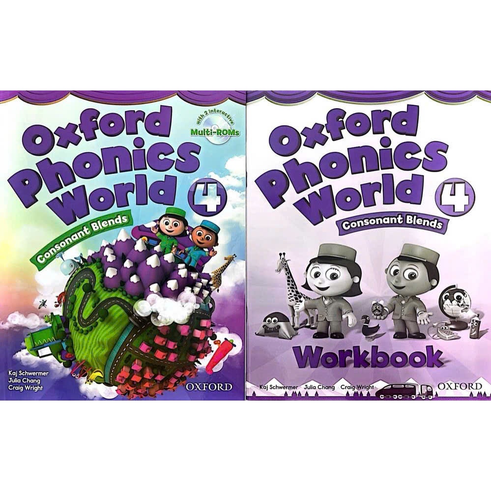 Sách Oxford Phonics World 4 - bài học + bài tập