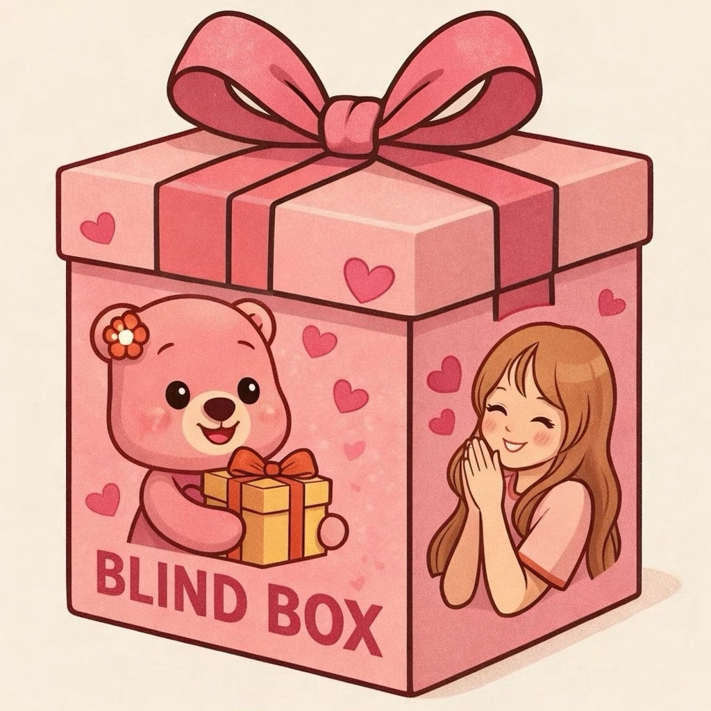 Blind Box Random Quà Tặng Gấu Loopy Cho Bạn Gái