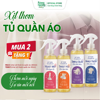 [MUA 2 TẶNG 1] Chai xịt thơm tủ quần áo ABURA 50ml/260ml xịt thơm vải quần áo giữ mùi lâu