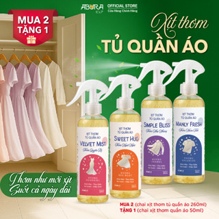 [DAEL SỐC] Chai xịt thơm tủ quần áo 50ml/260ml ABURA hương nước hoa dịu nhẹ xịt vải thơm mát lâu dài