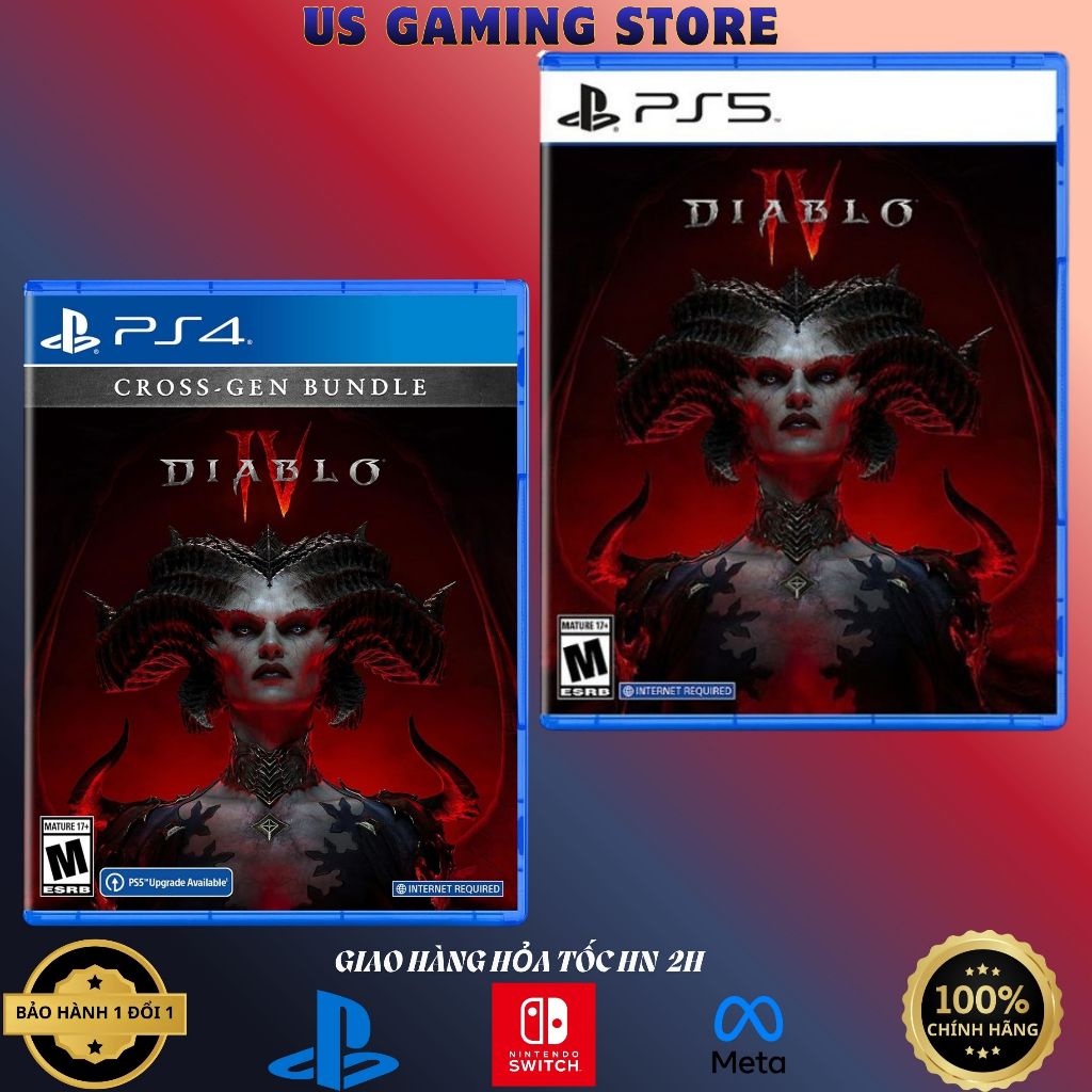 Đĩa Game Diablo IV Ps5 (Diablo 4 Ps5)