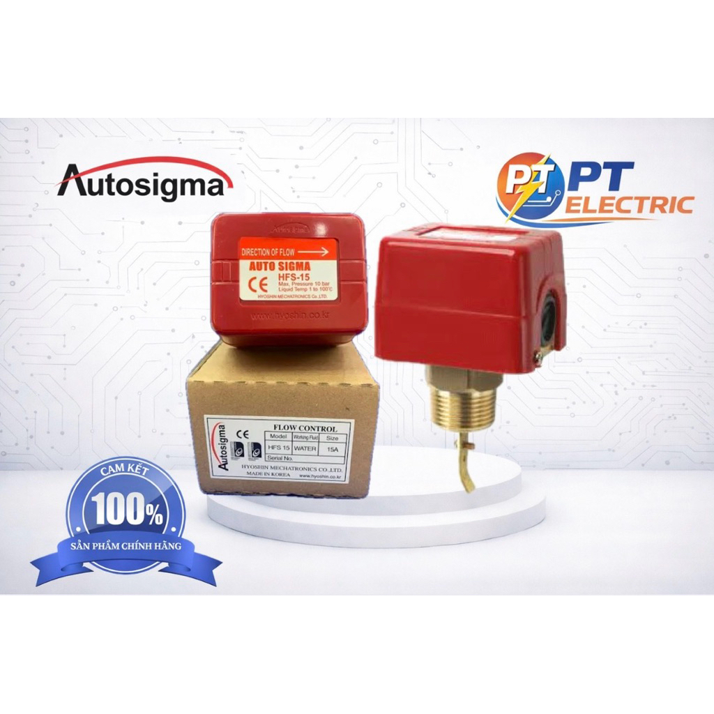 CÔNG TẮC DÒNG CHẢY HFS-15, HFS-20, HFS-25 - AUTOSIGMA HÀN QUỐC