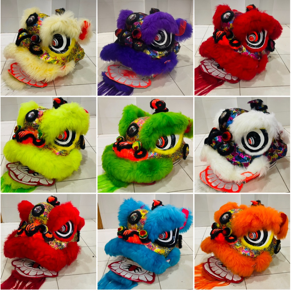 Lân sườn đan mây thủ công bọc gấm dán lông cừu (người lớn, 15 tuổi trở lên )