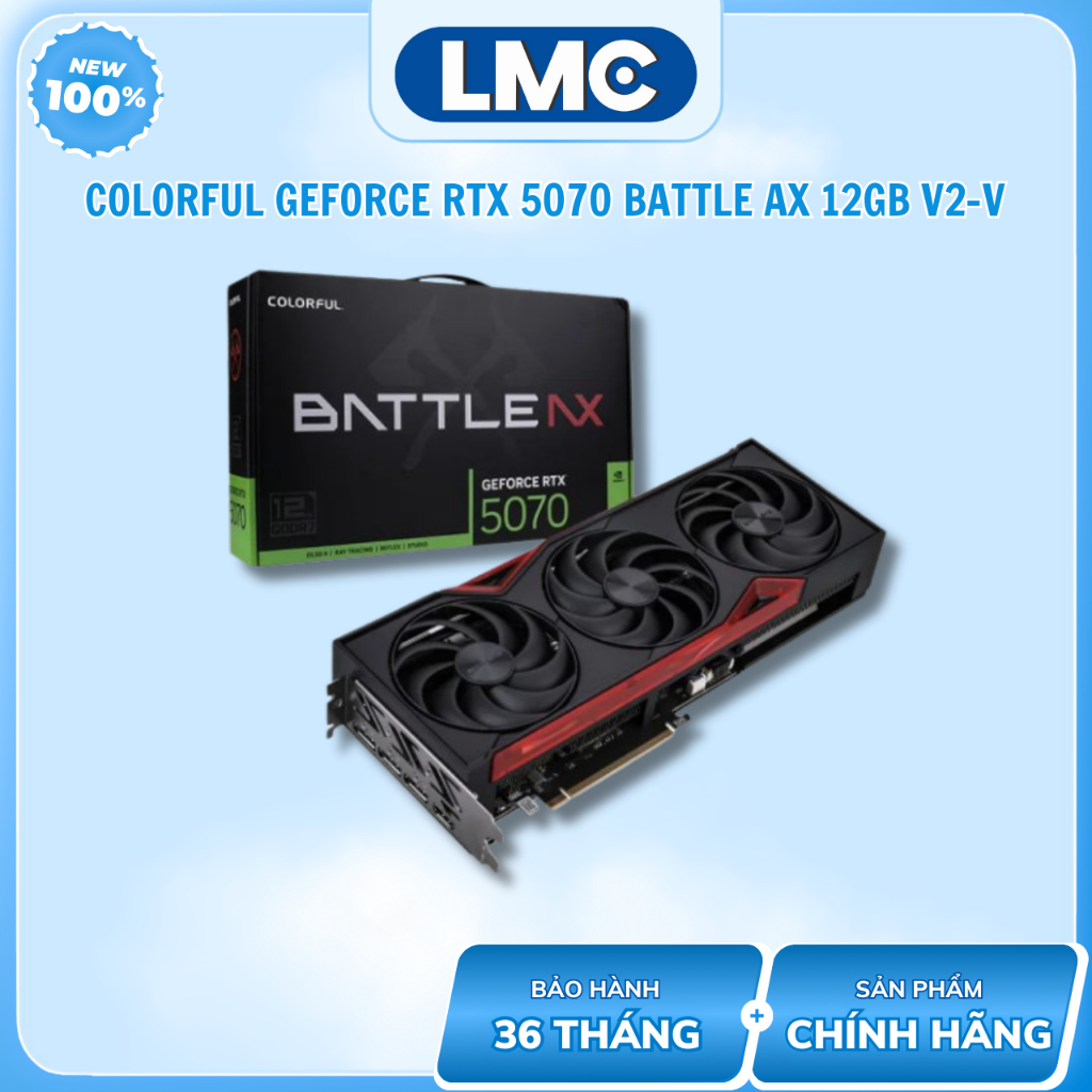 VGA Colorful GeForce RTX 5070 Battle AX 12GB V2-V