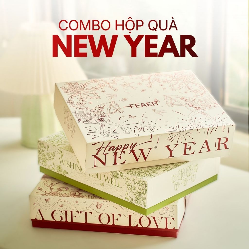 COMBO HỘP QUÀ theo chủ đề thiết kế riêng, tinh tế, sang trọng, chỉn chu - FEAER