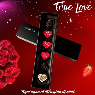 Socola valentine cao cấp (Viết chữ theo yêu cầu)