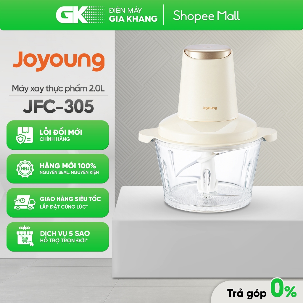 Máy Xay Thực Phẩm Joyoung JFC-305 - Công suất 300W | Dung tích 2 Lít