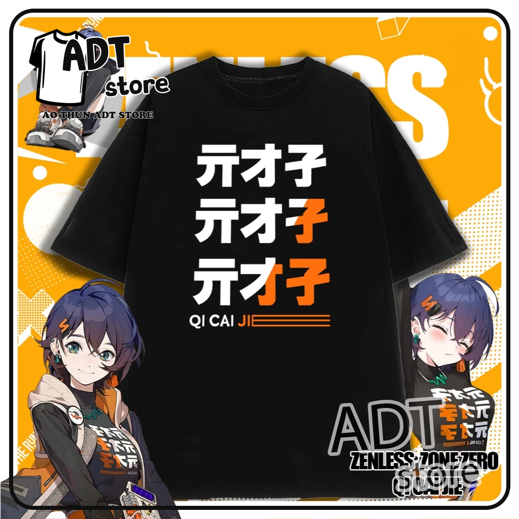 🔥 HOT🔥 Áo thun Zenless Zone Zero: Qi Cai Jie - Belle - unisex Frieren: Beyond Journey's End - Chifuy
