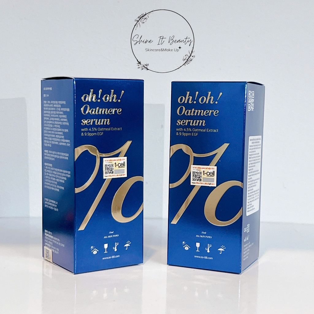 Đại lý chính hãng - Tinh chất phục hồi, tái tạo, làm dịu da chuyên sâu OH OH Oatmere Serum 25ml