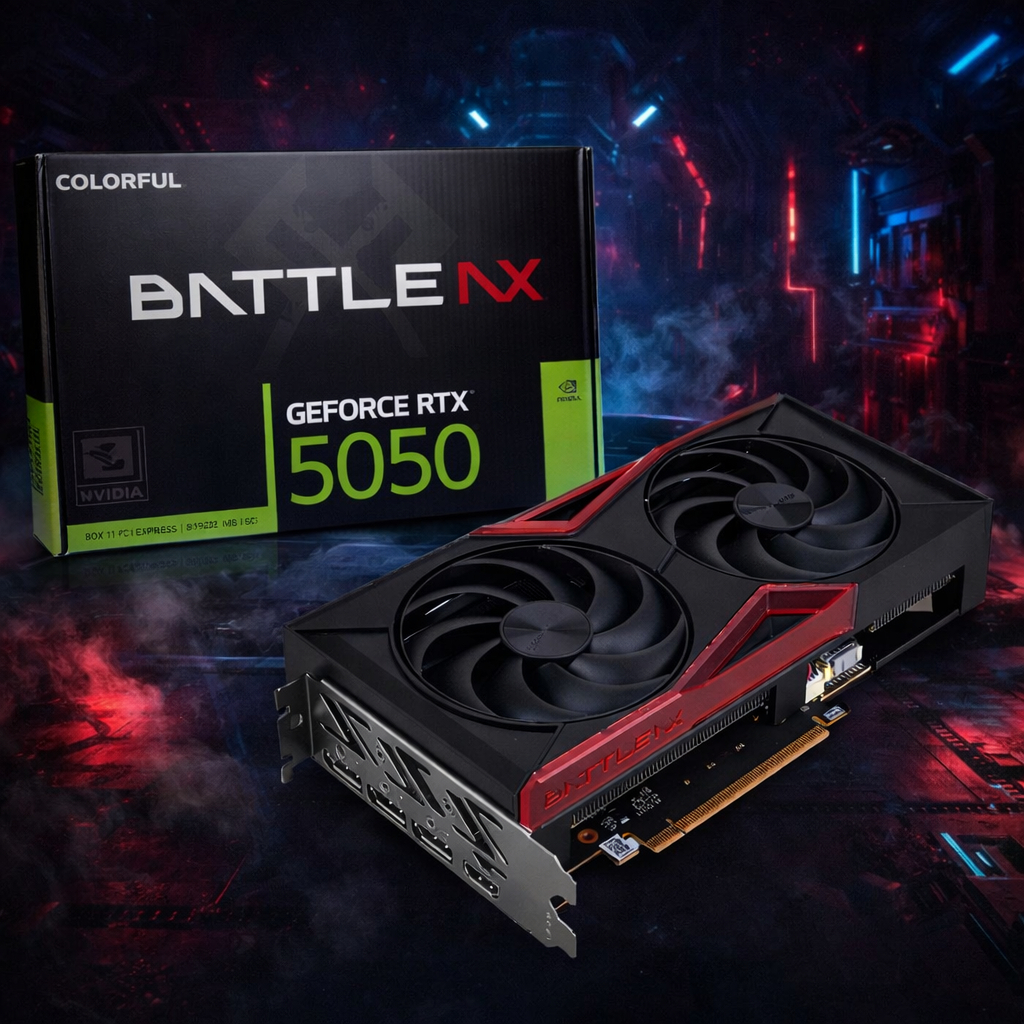 VGA Card màn hình Colorful GeForce RTX 5050 Battle AX DUO 8GB-V 8GB GDDR7