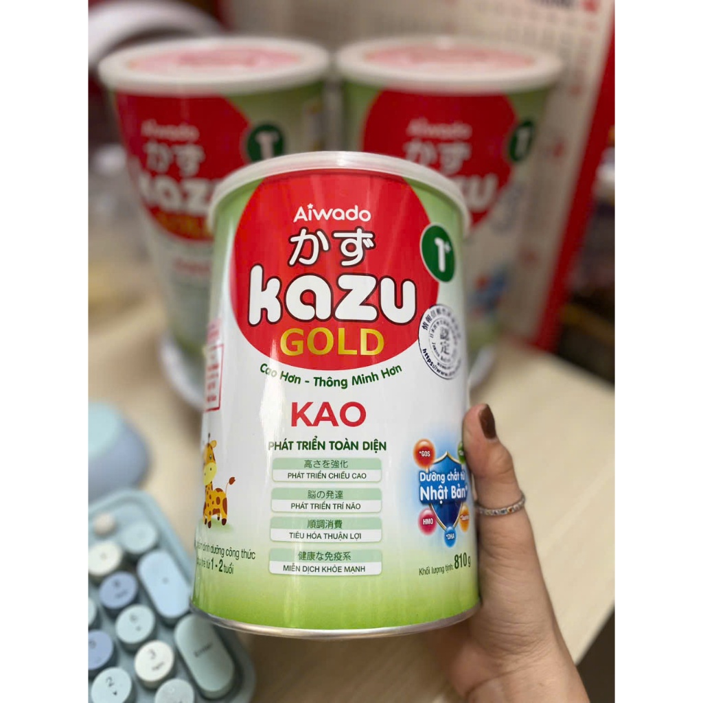 [DATE 2.2027]  Sữa bột Kazu Kao 1+ 810g