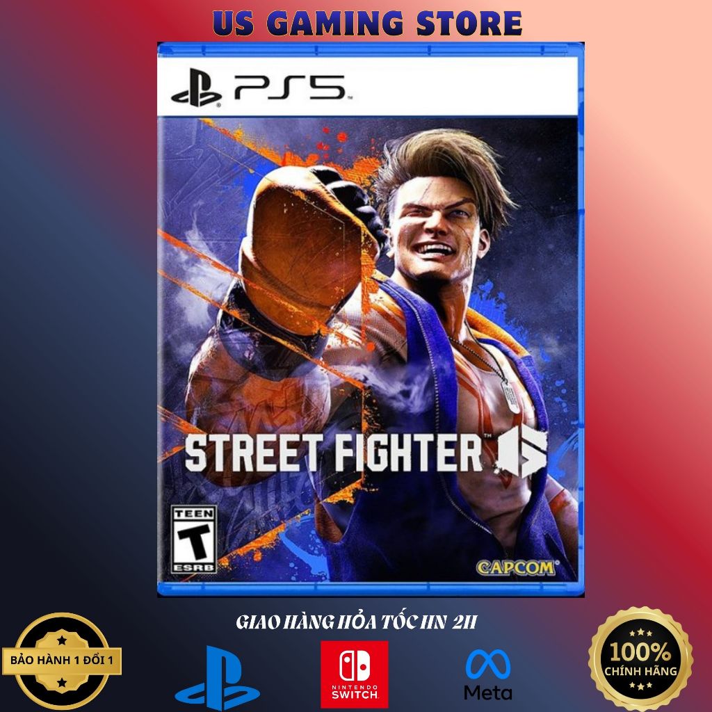 Đĩa game Street Fighter 6 PlayStation 5 Newseal