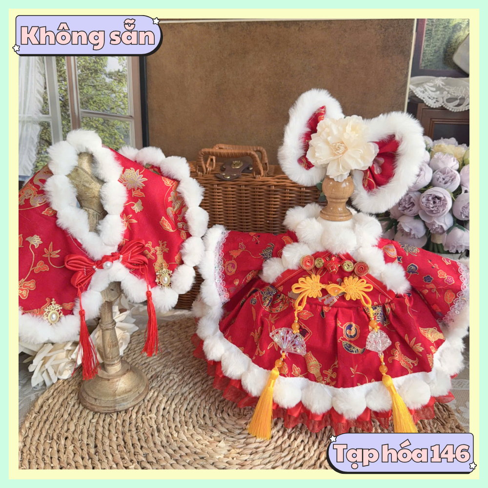 [132 mẫu][ORD] Outfit váy cho doll 10cm 15cm 20cm 25cm 30cm 40cm ngồi Labubu - Quần áo búp bê xmya2