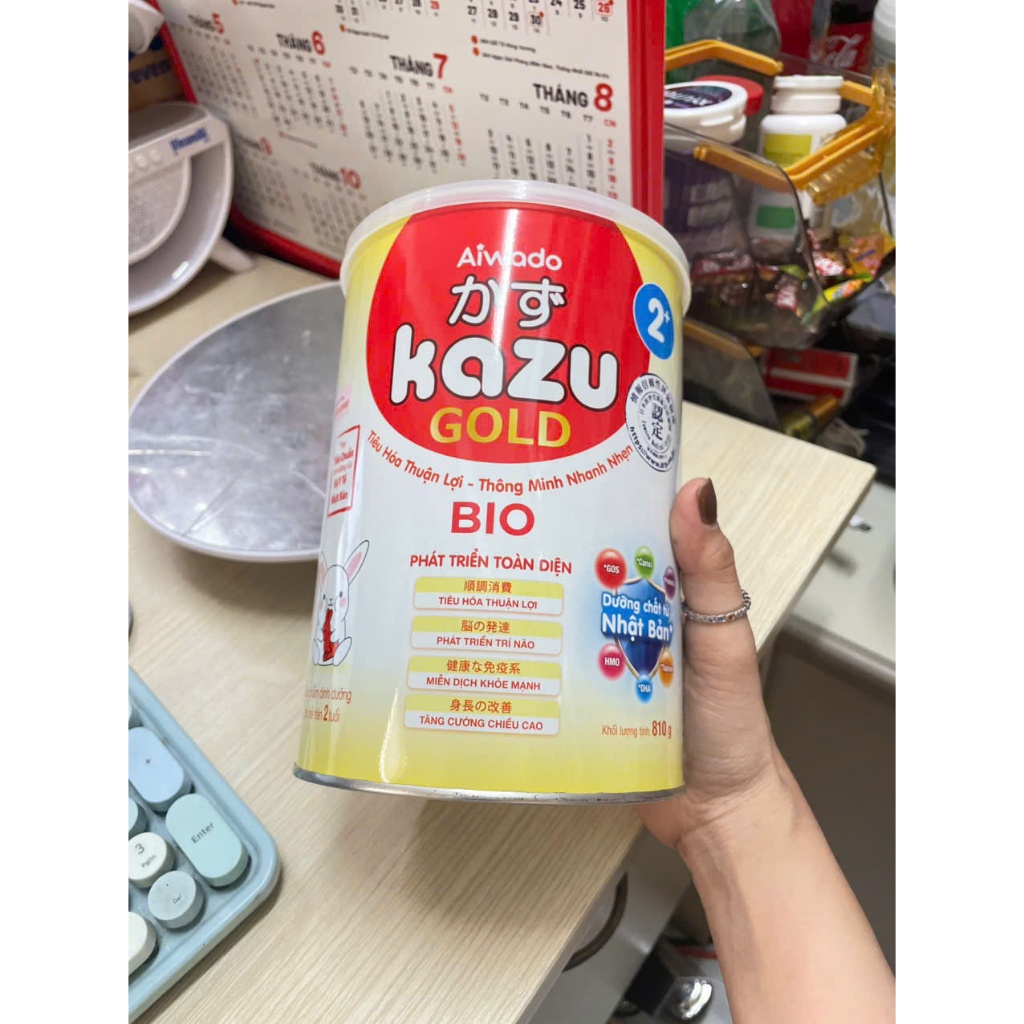 [TẶNG KÈM QUÀ] - Sữa Kazu BIO số 2+ 810g - DATE 8/2026