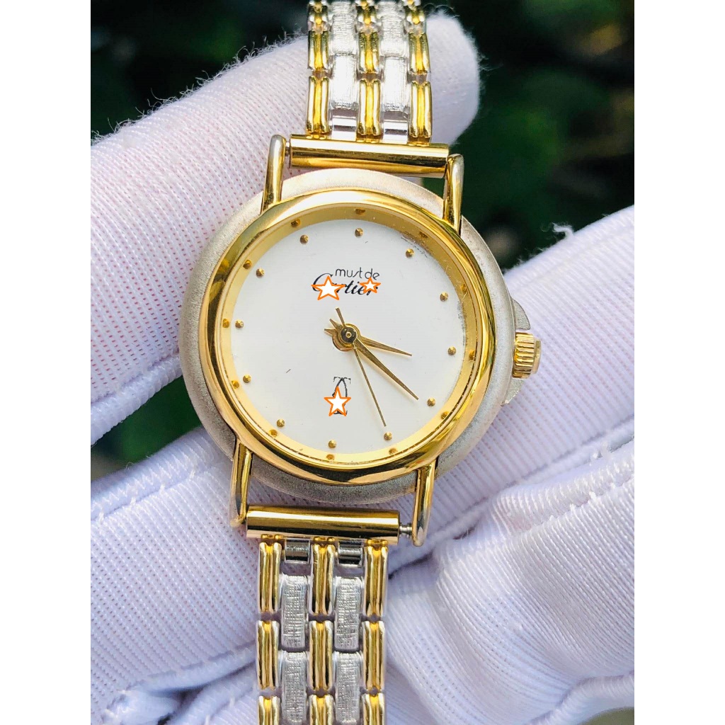 (2hand) Đồng hồ nữ hiệu Cá Trê, máy Nhật, dây thép