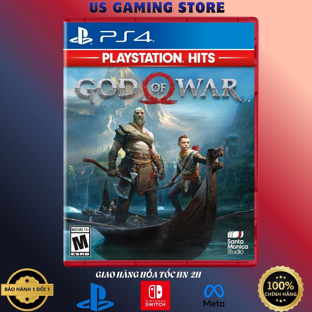 Đĩa game God of war 4 PS4