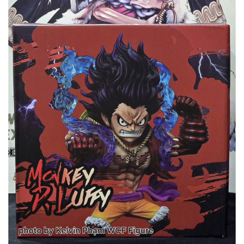 Mô hình Resin WCF chính hãng Yz Studio One Piece Wano Arc Luffy Gear 4 Snakeman